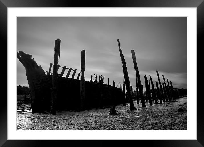  Shipwreck Framed Mounted Print by Gary Schulze