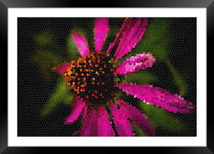 Purple glass Framed Mounted Print by Gary Schulze