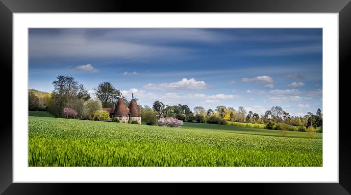 Oast Framed Mounted Print by Gary Schulze