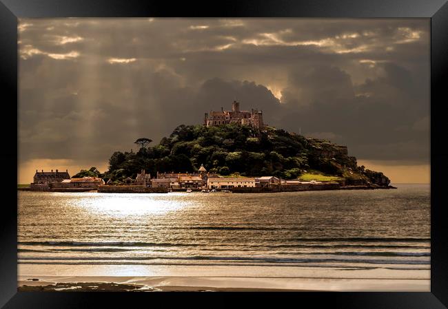 Castle on the hill Framed Print by Gary Schulze