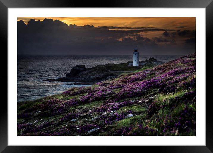 Lighthouse Framed Mounted Print by Gary Schulze