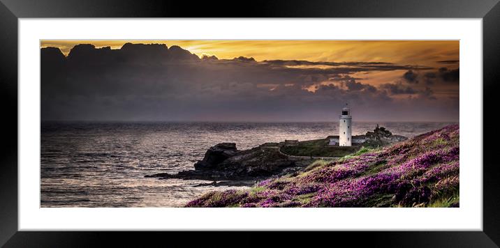 Godrevy Lighouse Framed Mounted Print by Gary Schulze