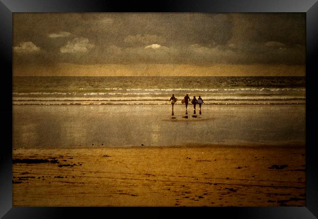 Going surfing Framed Print by Gary Schulze