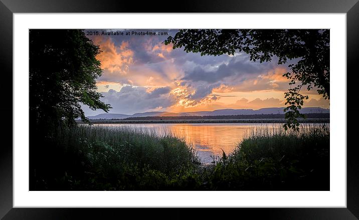  Tay Sunset Framed Mounted Print by Andy Clark