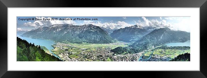 Switzerland Framed Mounted Print by Dave Eyres