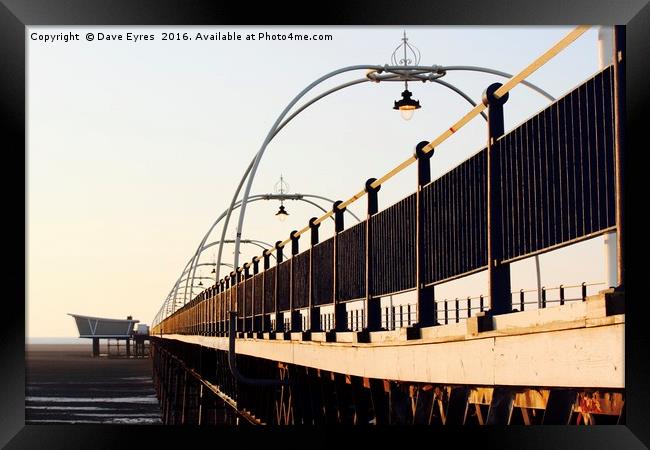 Southport Pier Framed Print by Dave Eyres