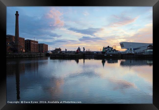 Canning Dock Framed Print by Dave Eyres