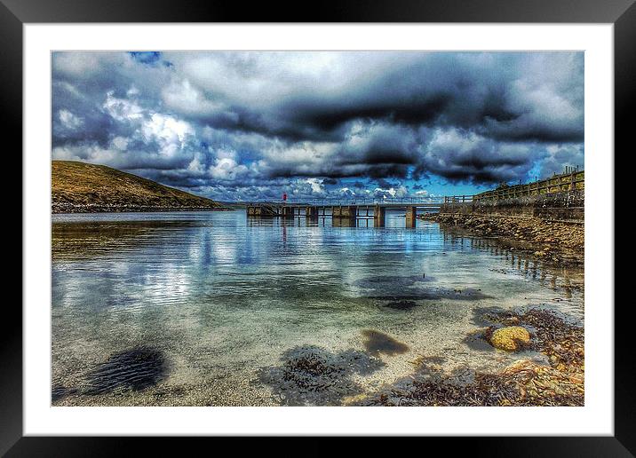  The Pier Framed Mounted Print by Gary Buchan