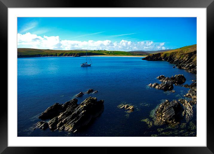  The Yacht Framed Mounted Print by Gary Buchan