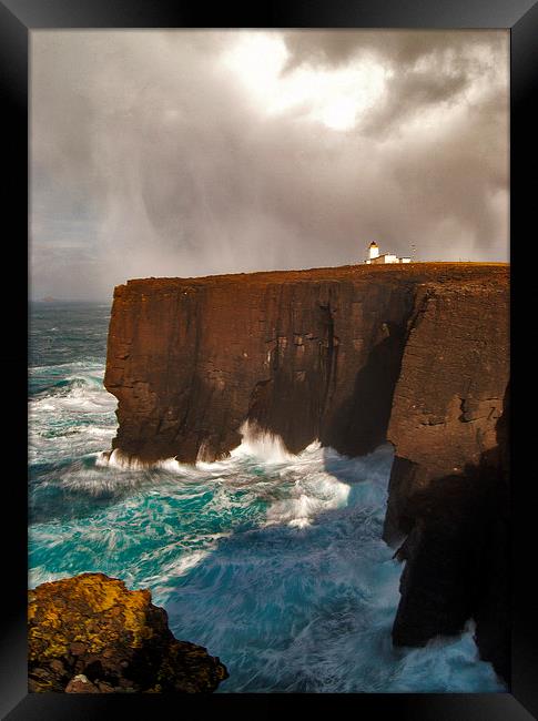  The Lighthouse Framed Print by Gary Buchan