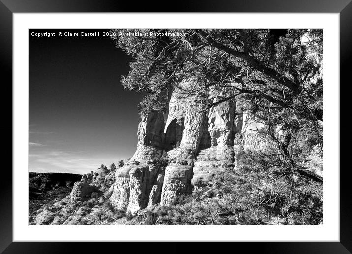 Sedona Framed Mounted Print by Claire Castelli