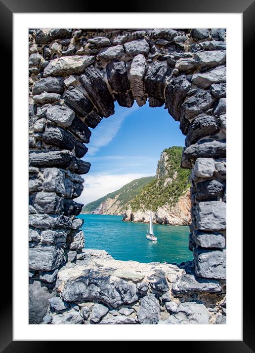 Byron's Grotto Framed Mounted Print by Claire Castelli