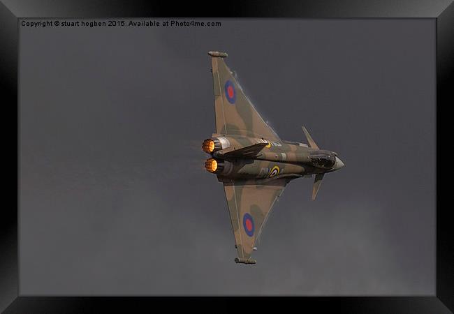  RAF Eurofighter Typhoon Battle of Britain livery Framed Print by stuart hogben