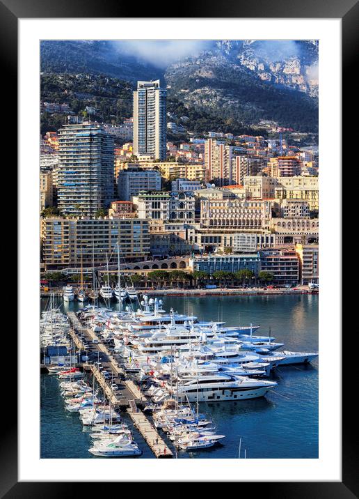 Port of Monaco Framed Mounted Print by Artur Bogacki