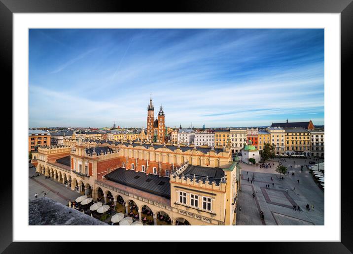 Old Town of Krakow Framed Mounted Print by Artur Bogacki