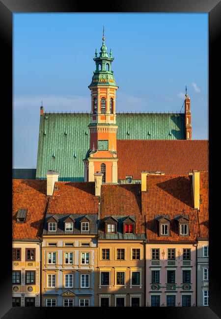 Old Town in City of Warsaw Framed Print by Artur Bogacki