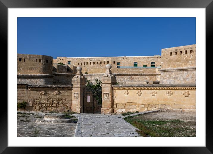 Fort Saint Elmo in Valletta, Malta Framed Mounted Print by Artur Bogacki