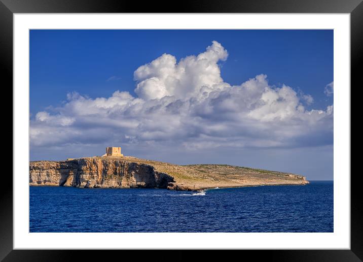 Comino Island In Malta Framed Mounted Print by Artur Bogacki