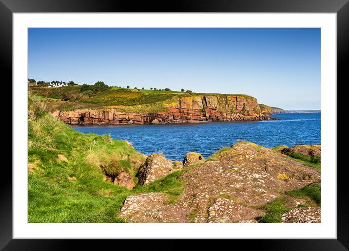 Dunmore East Picturesque Coast In Ireland Framed Mounted Print by Artur Bogacki