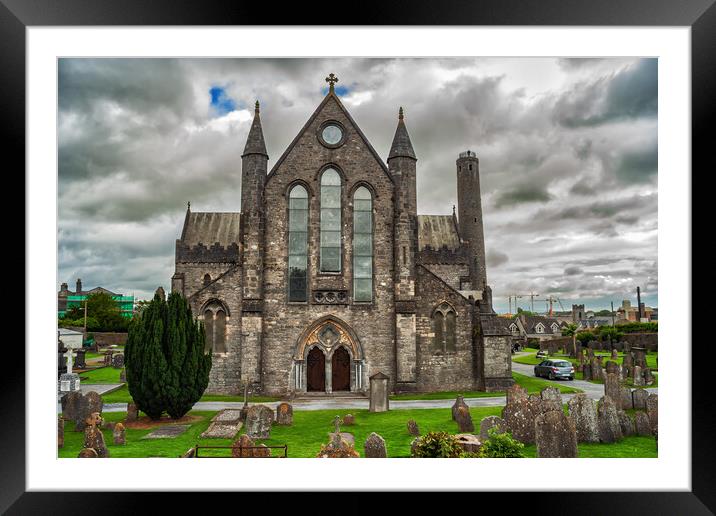 St Canice Cathedral in Kilkenny Framed Mounted Print by Artur Bogacki