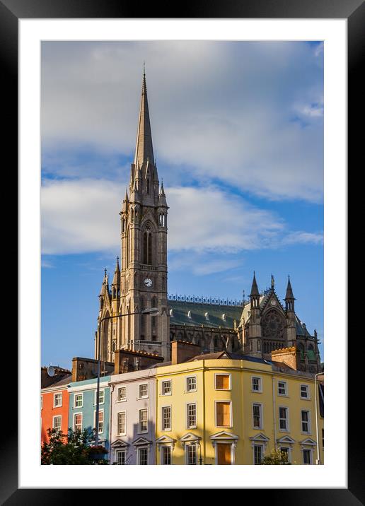Town of Cobh in Ireland Framed Mounted Print by Artur Bogacki