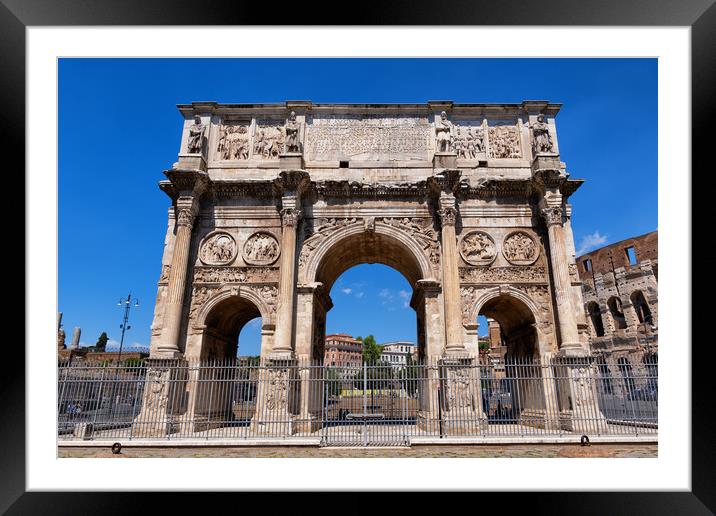 Arch of Constantine in Rome Framed Mounted Print by Artur Bogacki