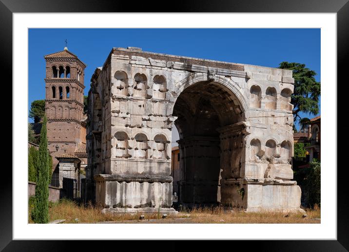 Arch of Janus in Rome Framed Mounted Print by Artur Bogacki