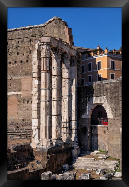 Forum of Augustus in Rome Framed Print by Artur Bogacki