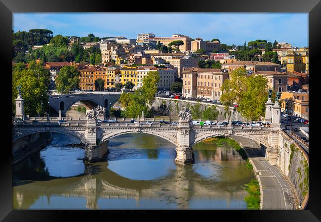 City of Rome in Italy Framed Print by Artur Bogacki