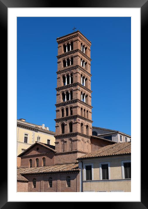 Basilica of Saint Mary in Cosmedin in Rome Framed Mounted Print by Artur Bogacki