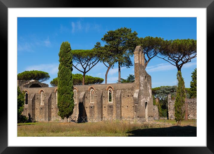 St Nicholas Church at Via Appia Antica in Rome Framed Mounted Print by Artur Bogacki