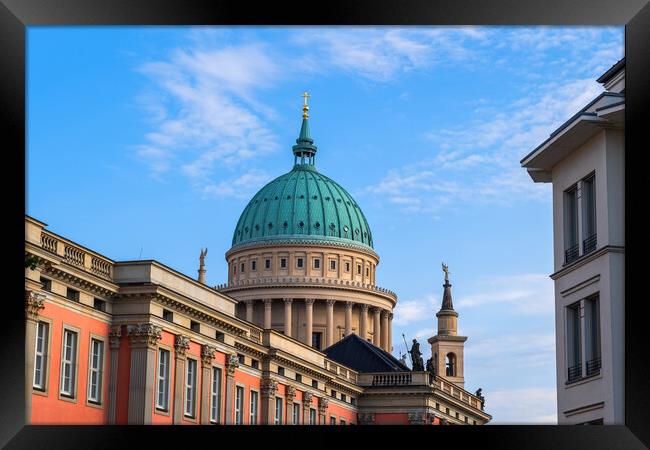 Potsdam Skyline With St Nicholas Church Framed Print by Artur Bogacki