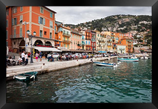 Villefranche sur Mer in France Framed Print by Artur Bogacki