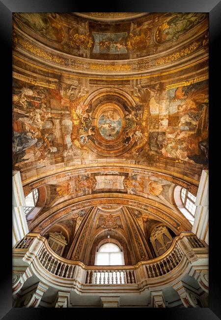 Church of Our Lady of Victory Interior in Valletta Framed Print by Artur Bogacki