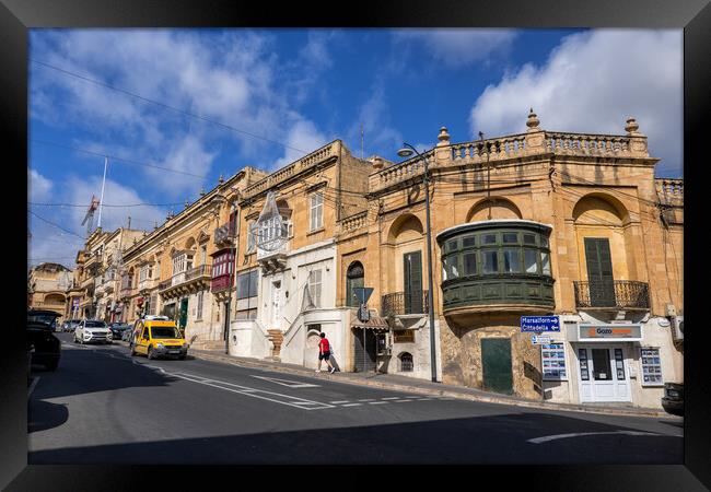 City of Victoria in Gozo, Malta Framed Print by Artur Bogacki