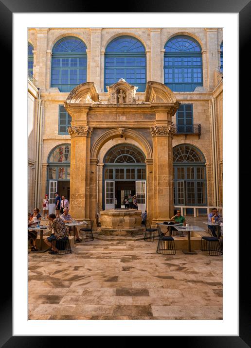 National Museum of Fine Arts in Valletta, Malta Framed Mounted Print by Artur Bogacki