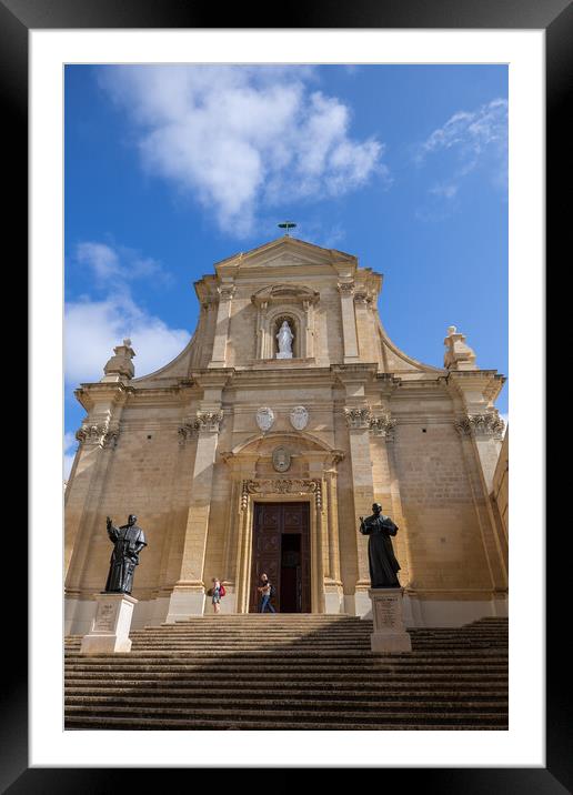 Cathedral of the Assumption in Gozo, Malta Framed Mounted Print by Artur Bogacki