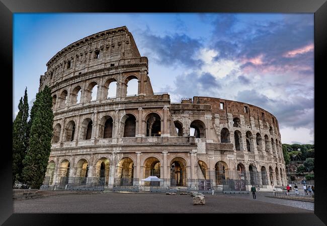 Colosseum In Rome Framed Print by Artur Bogacki