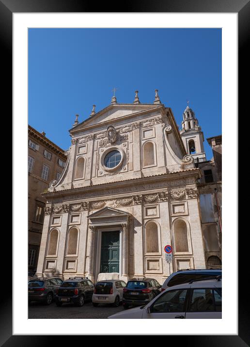 Santa Caterina dei Funari Church in Rome Framed Mounted Print by Artur Bogacki