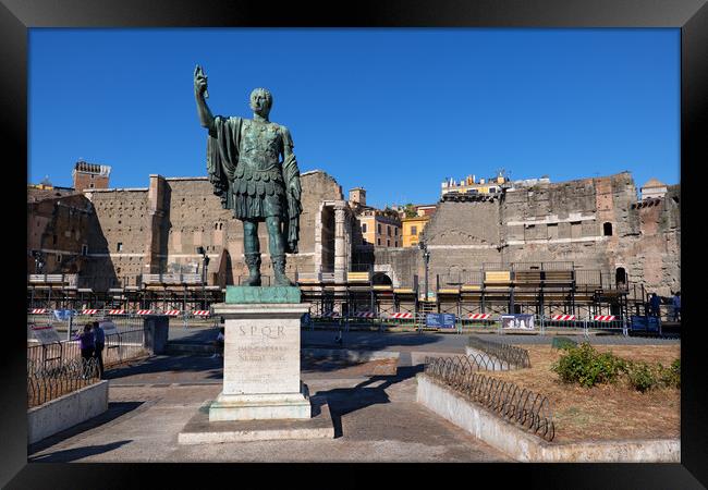 Roman Emperor Nerva Framed Print by Artur Bogacki