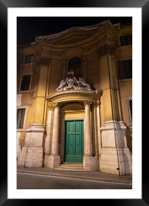 San Paolo Primo Eremita Church in Rome Framed Mounted Print by Artur Bogacki