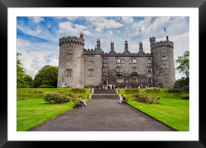 Kilkenny Castle and Garden In Ireland Framed Mounted Print by Artur Bogacki