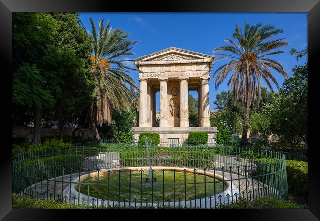 Lower Barrakka Gardens Framed Print by Artur Bogacki