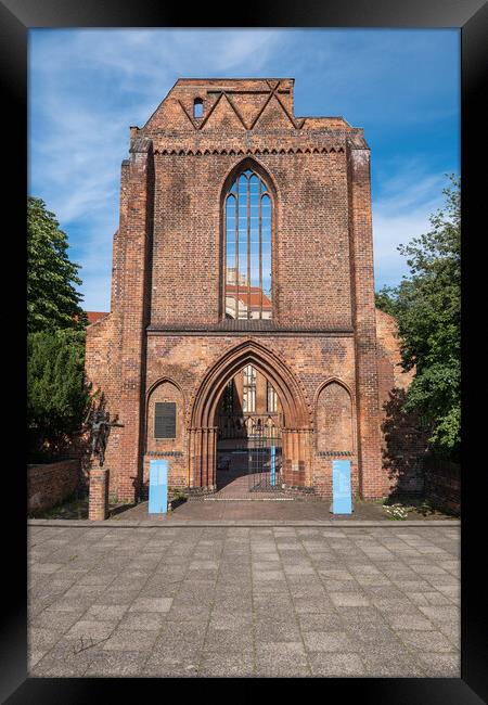 Franziskaner Klosterkirche Church In Berlin Framed Print by Artur Bogacki