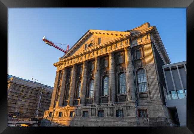 Pergamon Museum At Sunset In Berlin Framed Print by Artur Bogacki