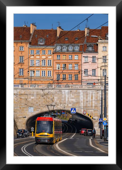 Tunnel Under Old Town Of Warsaw Framed Mounted Print by Artur Bogacki