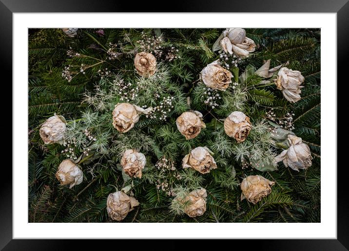 Flowers Beauty Passing Away Framed Mounted Print by Artur Bogacki