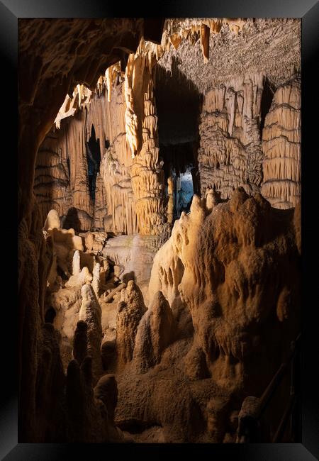 Postojna Cave Splendid Interior Framed Print by Artur Bogacki