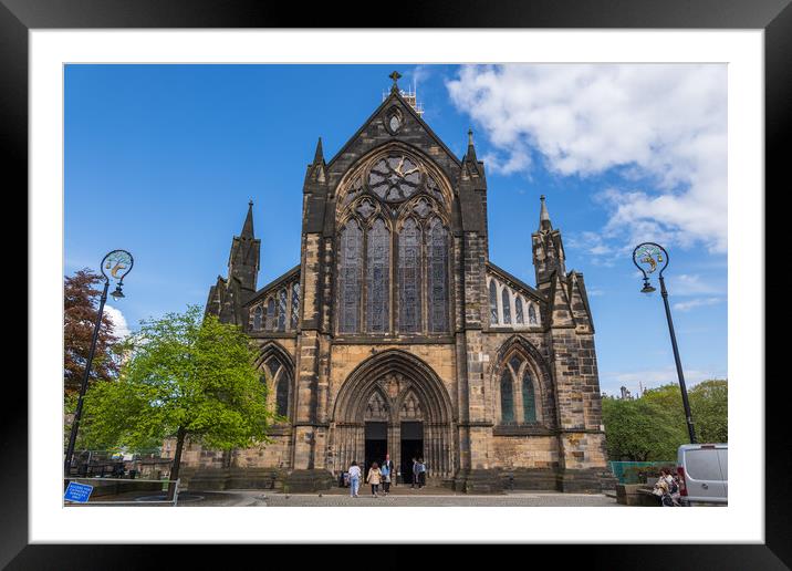 Glasgow Cathedral Gothic Church In Scotland Framed Mounted Print by Artur Bogacki