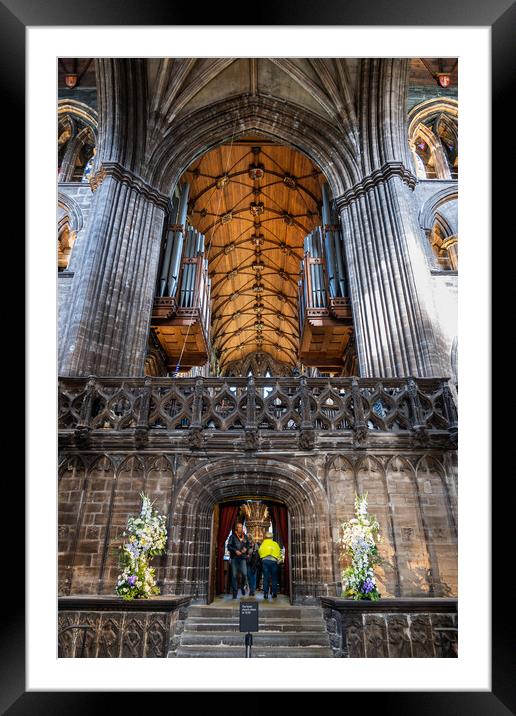 Interior Of Glasgow Cathedral Framed Mounted Print by Artur Bogacki